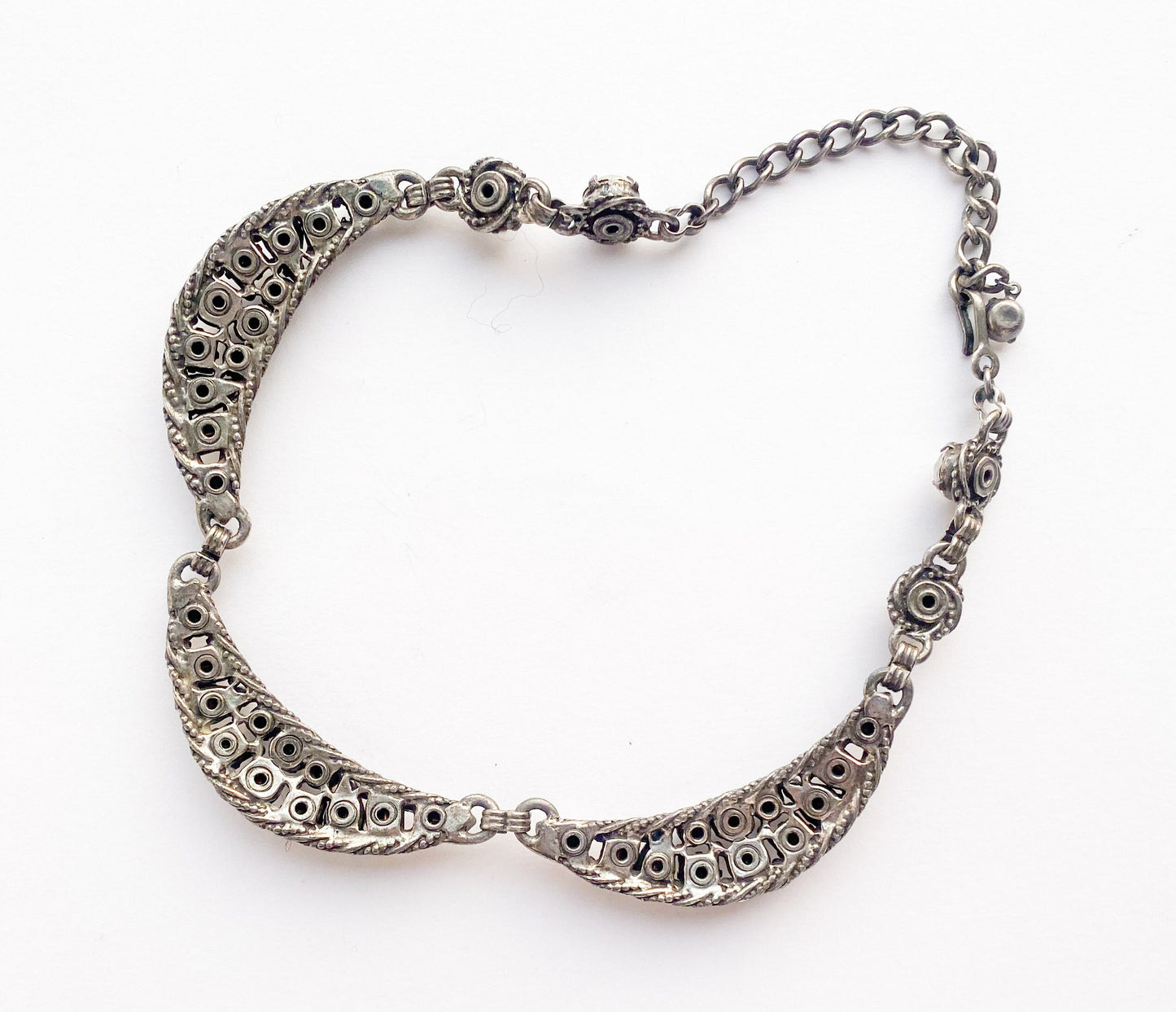 1940s Rhinestone Evening Necklace | Rhinestone Choker
