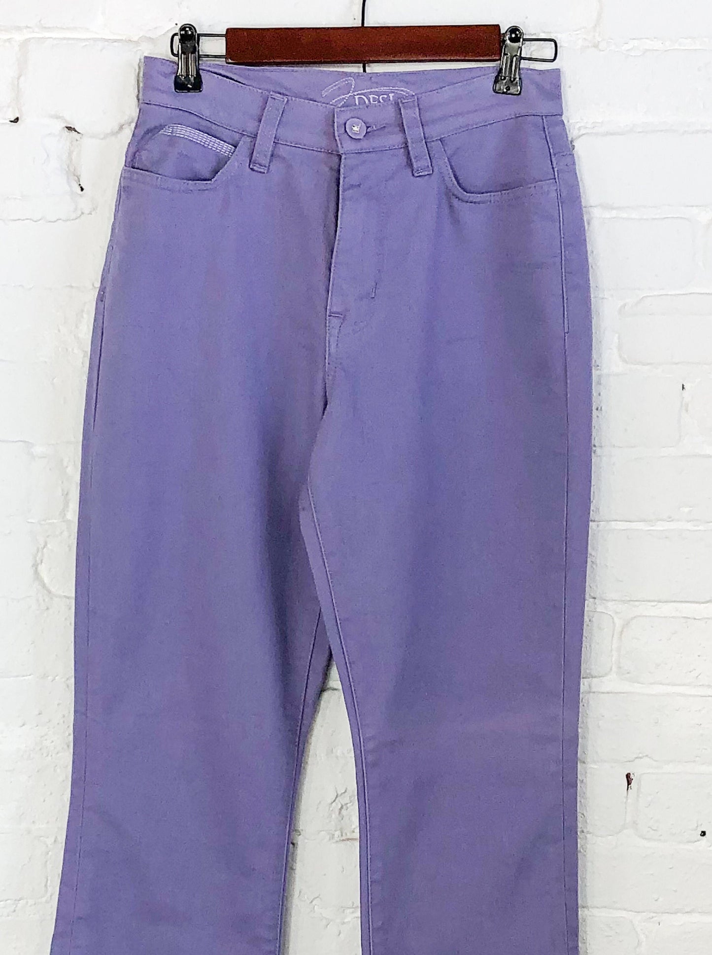 1990s Lavender Purple Denim Jeans, Medium